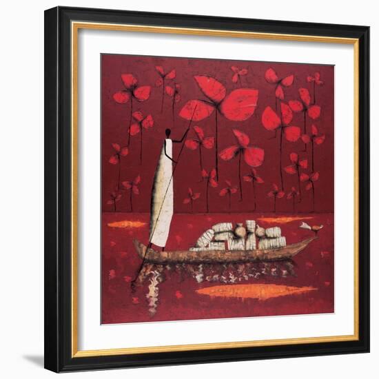 Crimson Sky-Michel Rauscher-Framed Art Print