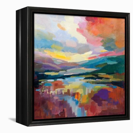 Crimson Sky-Silvia Vassileva-Framed Stretched Canvas