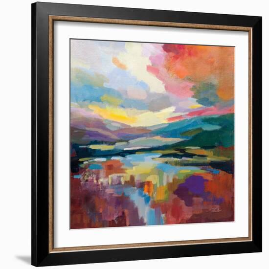 Crimson Sky-Silvia Vassileva-Framed Art Print