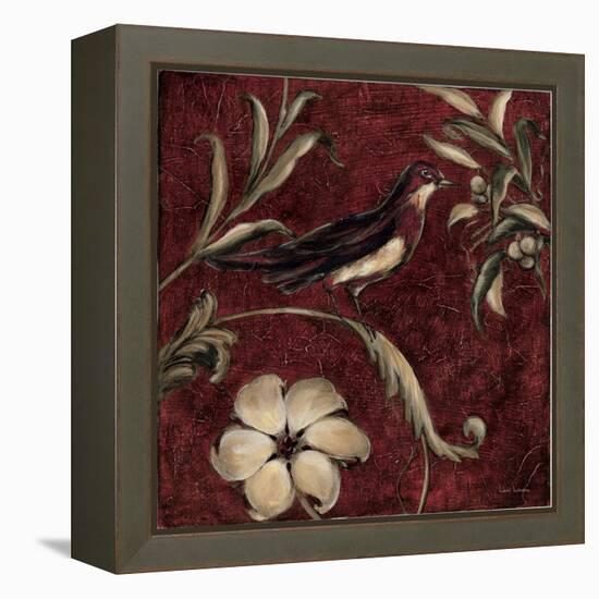 Crimson Song Bird No.4-Laurel Lehman-Framed Stretched Canvas