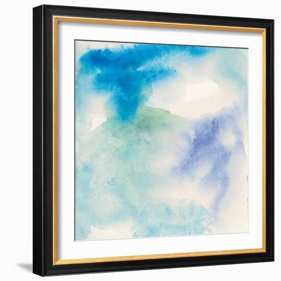 Crinkle Blue-Chris Paschke-Framed Art Print