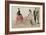 Crinolines on the Beach (Pencil and W/C on Paper)-Eugène Boudin-Framed Giclee Print