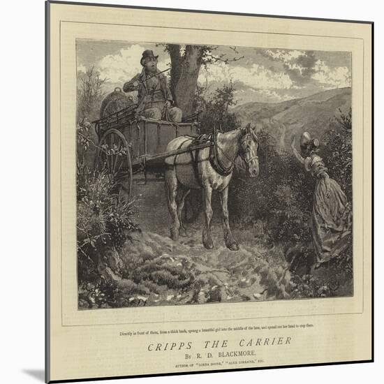 Cripps the Carrier-Charles Green-Mounted Giclee Print