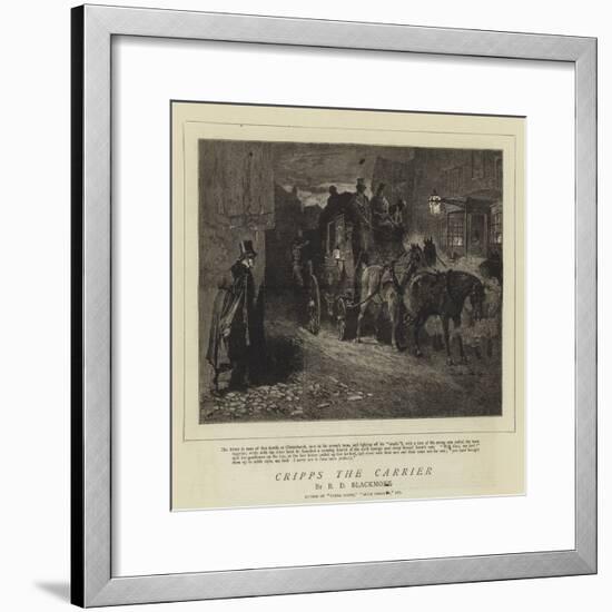 Cripps the Carrier-Charles Green-Framed Giclee Print