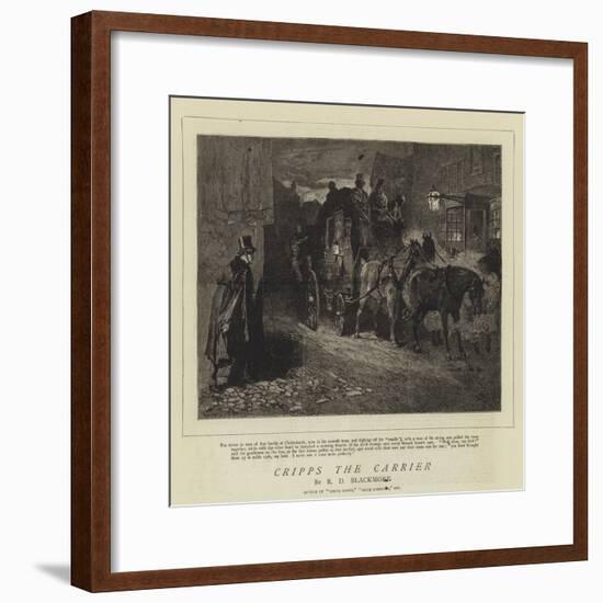 Cripps the Carrier-Charles Green-Framed Giclee Print