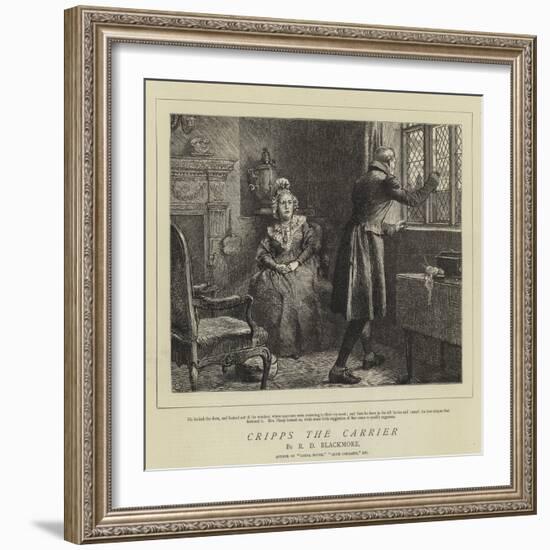 Cripps the Carrier-Charles Green-Framed Giclee Print