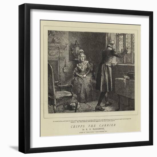 Cripps the Carrier-Charles Green-Framed Giclee Print