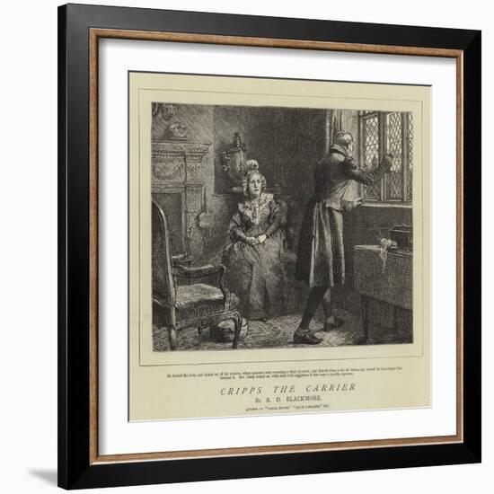 Cripps the Carrier-Charles Green-Framed Giclee Print