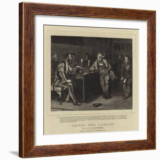 Cripps the Carrier-Charles Green-Framed Giclee Print