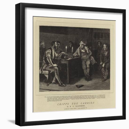 Cripps the Carrier-Charles Green-Framed Giclee Print