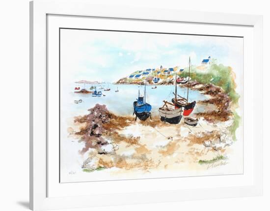 Crique En Bretagne-Urbain Huchet-Framed Limited Edition