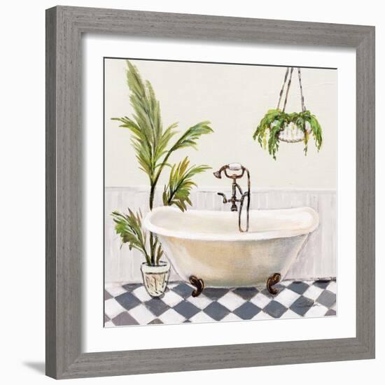 Crisp Cottage Bathroom I-Silvia Vassileva-Framed Art Print