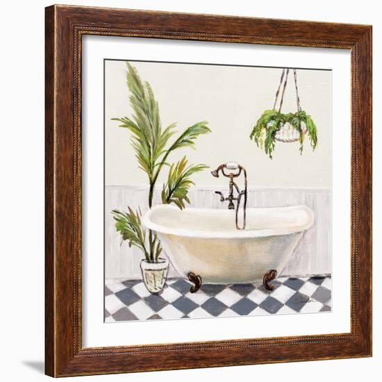 Crisp Cottage Bathroom I-Silvia Vassileva-Framed Art Print