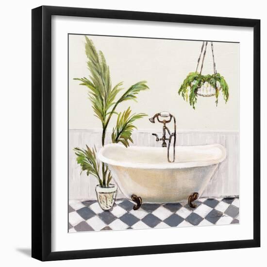 Crisp Cottage Bathroom I-Silvia Vassileva-Framed Art Print