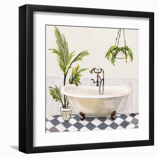 Crisp Cottage Bathroom I-Silvia Vassileva-Framed Art Print