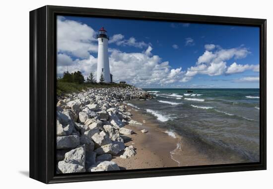 Crisp Point Lighthouse-johnsroad7-Framed Premier Image Canvas