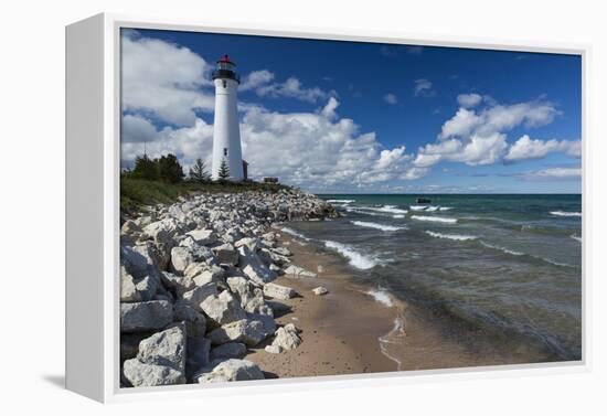 Crisp Point Lighthouse-johnsroad7-Framed Premier Image Canvas