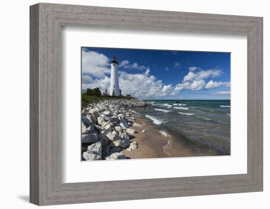 Crisp Point Lighthouse-johnsroad7-Framed Photographic Print