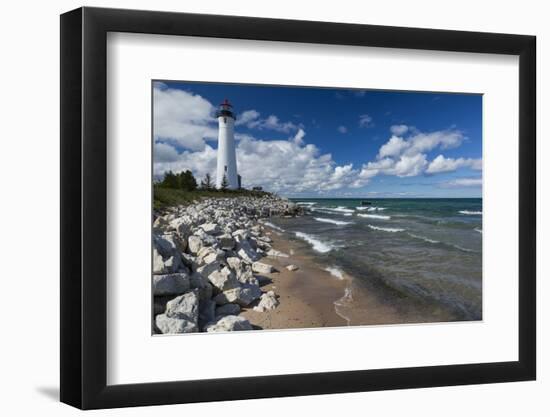 Crisp Point Lighthouse-johnsroad7-Framed Photographic Print