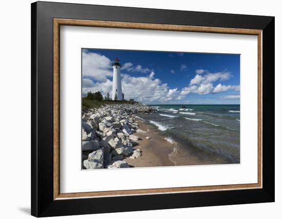 Crisp Point Lighthouse-johnsroad7-Framed Photographic Print