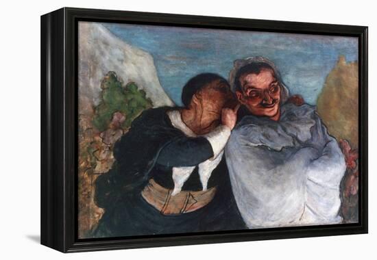 Crispin and Scapin, C1863-1865-Honoré Daumier-Framed Premier Image Canvas