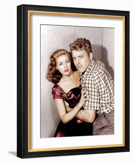 Criss Cross, Yvonne De Carlo, Burt Lancaster, 1949-null-Framed Photo