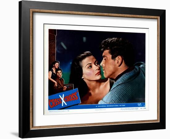 Criss Cross, Yvonne De Carlo, Burt Lancaster, 1949-null-Framed Art Print