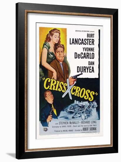 Criss Cross-null-Framed Art Print