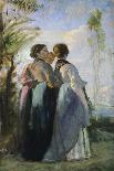 Confidences, Detail, 1868-Cristiano Banti-Framed Giclee Print