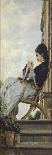 Woman Sewing on the Terrace, 1882-Cristiano Banti-Giclee Print