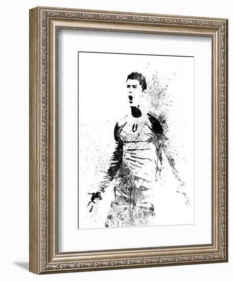 Cristiano Ronaldo Watercolor I-Jack Hunter-Framed Art Print