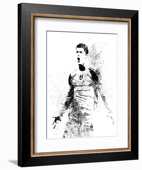 Cristiano Ronaldo Watercolor I-Jack Hunter-Framed Art Print