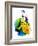 Cristiano Ronaldo Watercolor-Jack Hunter-Framed Premium Giclee Print