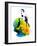 Cristiano Ronaldo Watercolor-Jack Hunter-Framed Premium Giclee Print