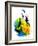 Cristiano Ronaldo Watercolor-Jack Hunter-Framed Premium Giclee Print