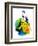 Cristiano Ronaldo Watercolor-Jack Hunter-Framed Art Print