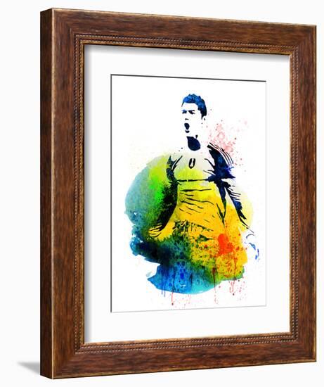 Cristiano Ronaldo-Nelly Glenn-Framed Art Print