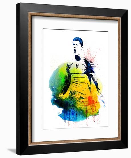 Cristiano Ronaldo-Nelly Glenn-Framed Art Print