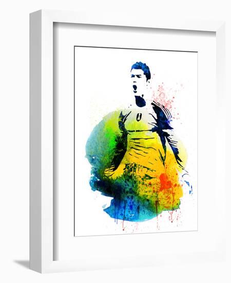 Cristiano Ronaldo-Nelly Glenn-Framed Art Print