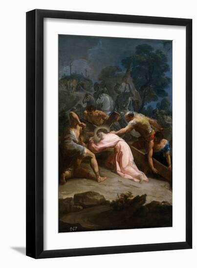 Cristo Camino Del Calvario, Ca. 1754-Corrado Giaquinto-Framed Giclee Print