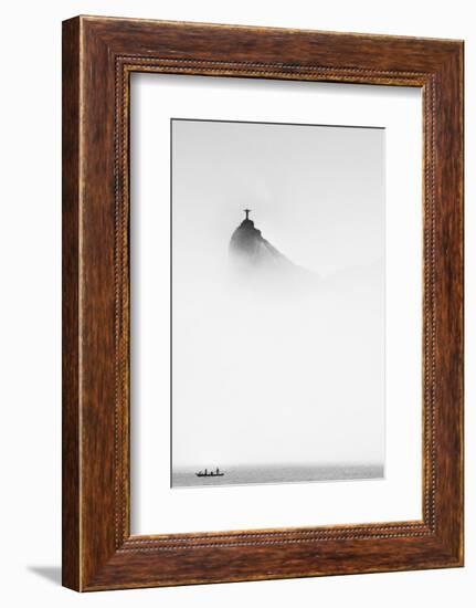 Cristo in the Mist-Trevor Cole-Framed Photographic Print