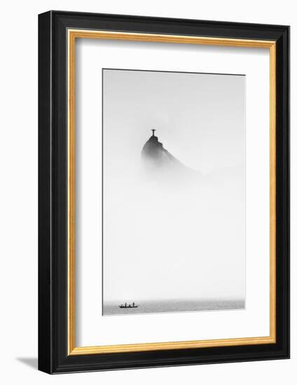 Cristo in the Mist-Trevor Cole-Framed Photographic Print