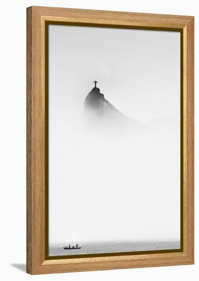 Cristo in the Mist-Trevor Cole-Framed Premier Image Canvas