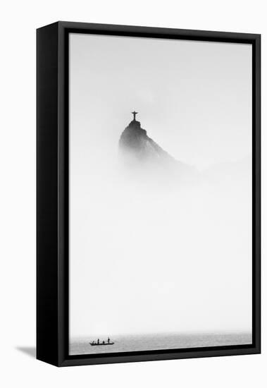 Cristo in the Mist-Trevor Cole-Framed Premier Image Canvas