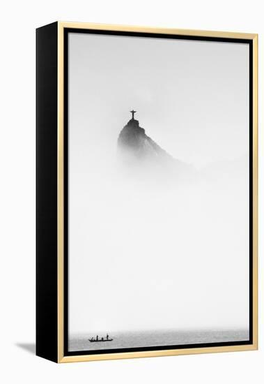 Cristo in the Mist-Trevor Cole-Framed Premier Image Canvas