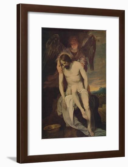 'Cristo Llorado Por Un Angel', (Dead Christ she Supported by an Angel)', 1646-1652, (c1934)-Alonso Cano-Framed Giclee Print