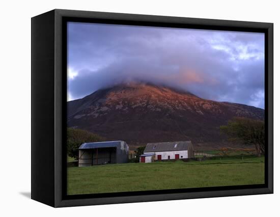 Croagh Patrick, County Mayo, Connacht, Republic of Ireland, Europe-Carsten Krieger-Framed Premier Image Canvas