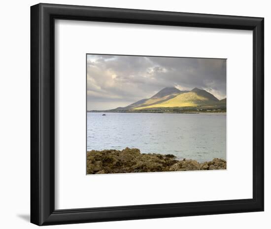 Croagh Patrick Mountain and Clew Bay, from Old Head, County Mayo, Connacht, Republic of Ireland-Gary Cook-Framed Photographic Print