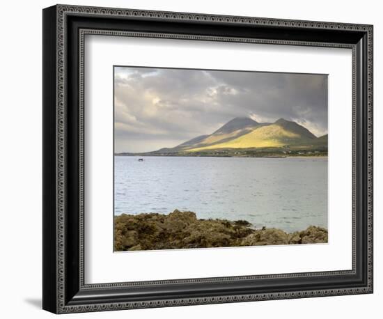 Croagh Patrick Mountain and Clew Bay, from Old Head, County Mayo, Connacht, Republic of Ireland-Gary Cook-Framed Photographic Print