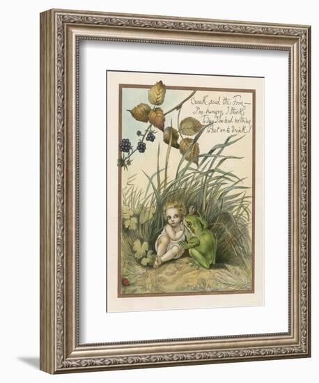 Croak Said the Frog-Eleanor Vere Boyle-Framed Art Print